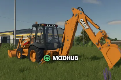 Екскаватор-навантажувачі Case 580N & 580 Super N для FS25 — 2