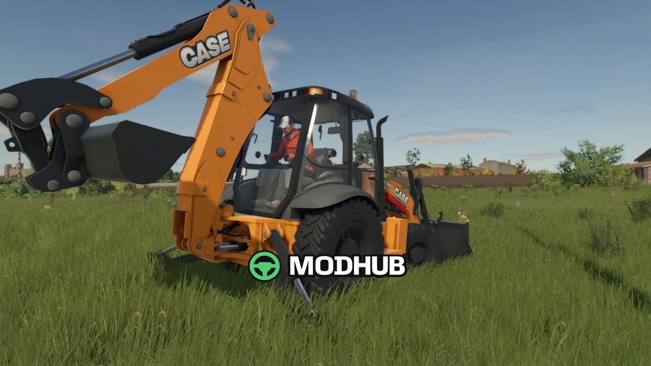 Екскаватор-навантажувачі Case 580N & 580 Super N для FS25
