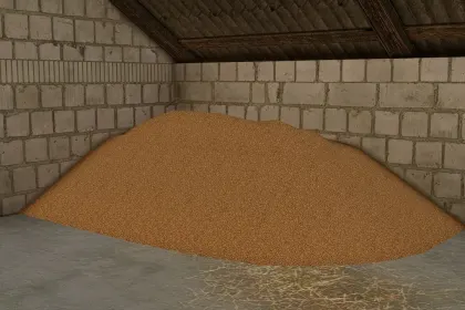 Практичні Grain Boxes для FS25 — Дешеве Зберігання Зерна в Будівлях та на Горищі