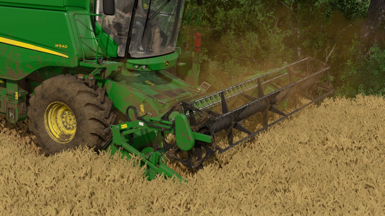 Пак причіпів і жаток John Deere 600R для Farming Simulator 25