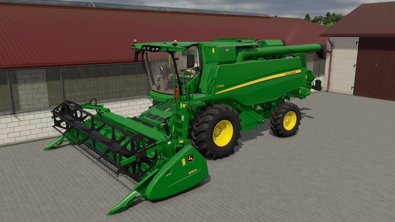 Пак причіпів і жаток John Deere 600R для Farming Simulator 25