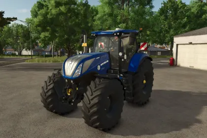 Трактор New Holland T7 LWB Stage IV для Farming Simulator 25