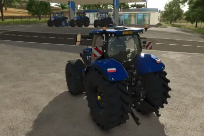 Трактор New Holland T7 LWB Stage IV для Farming Simulator 25 — 2