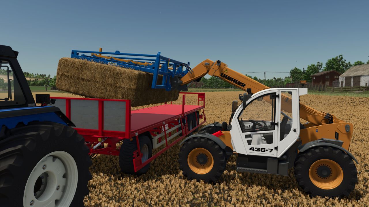 Телескопічний навантажувач Liebherr TL 436-7 для Farming Simulator 25