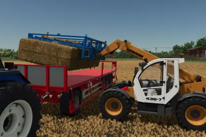 Телескопічний навантажувач Liebherr TL 436-7 для Farming Simulator 25 — 3