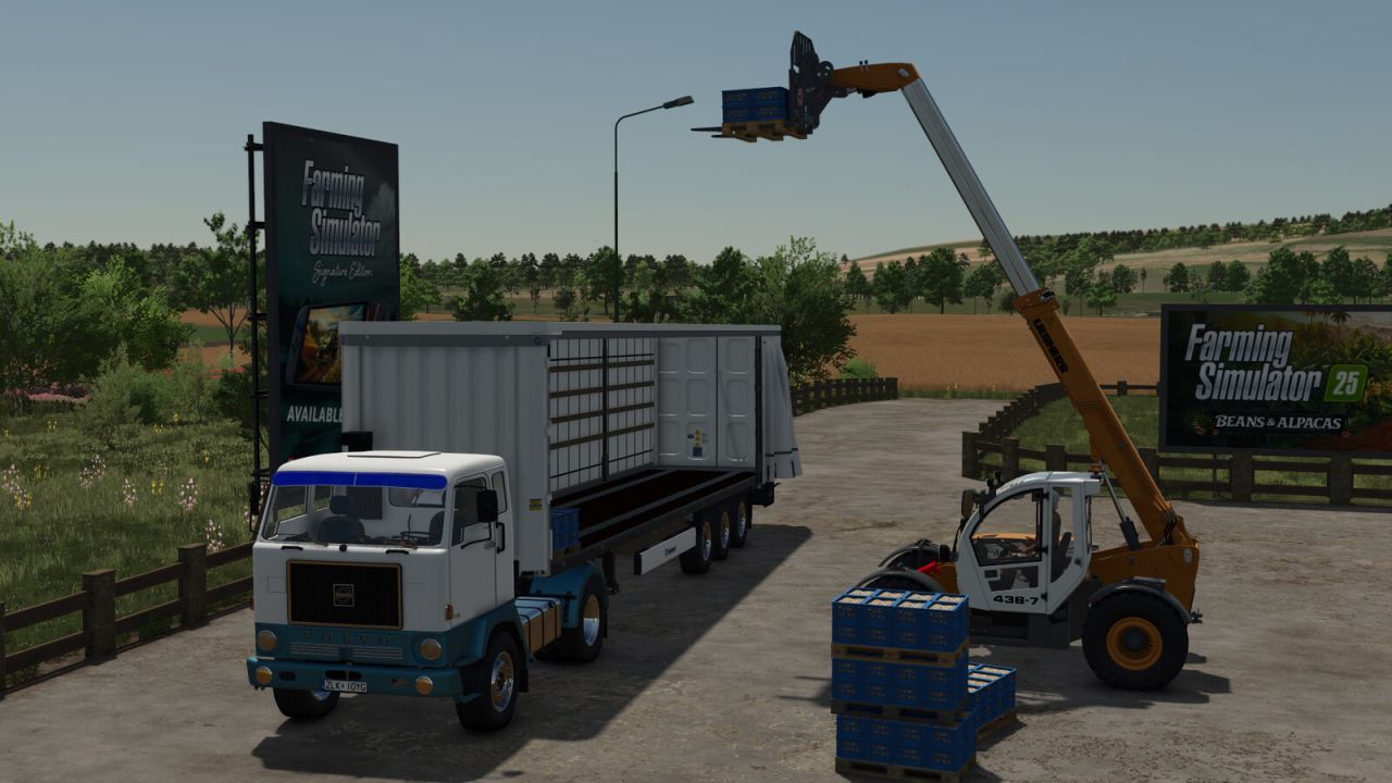 Телескопічний навантажувач Liebherr TL 436-7 для Farming Simulator 25
