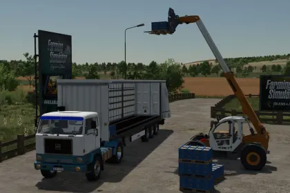 Телескопічний навантажувач Liebherr TL 436-7 для Farming Simulator 25 — 4