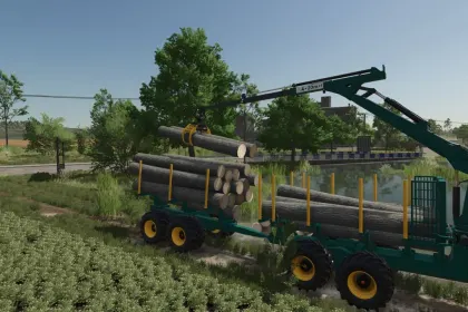 Причіп-лісова платформа Lizard LogFlex для Farming Simulator 25 — 2