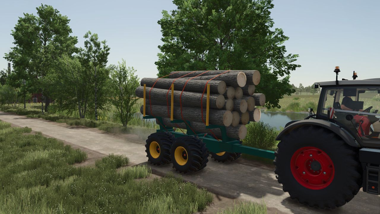 Причіп-лісова платформа Lizard LogFlex для Farming Simulator 25