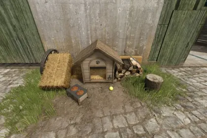 Przytulna Budka dla Psa Dog House With Decoration — Dekor dla Twojej Farmy w FS25 — 1