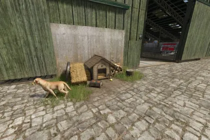 Przytulna Budka dla Psa Dog House With Decoration — Dekor dla Twojej Farmy w FS25 — 3