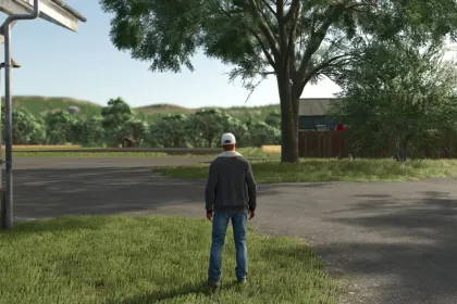 50% Навігаційна HUD мапа для Farming Simulator 25