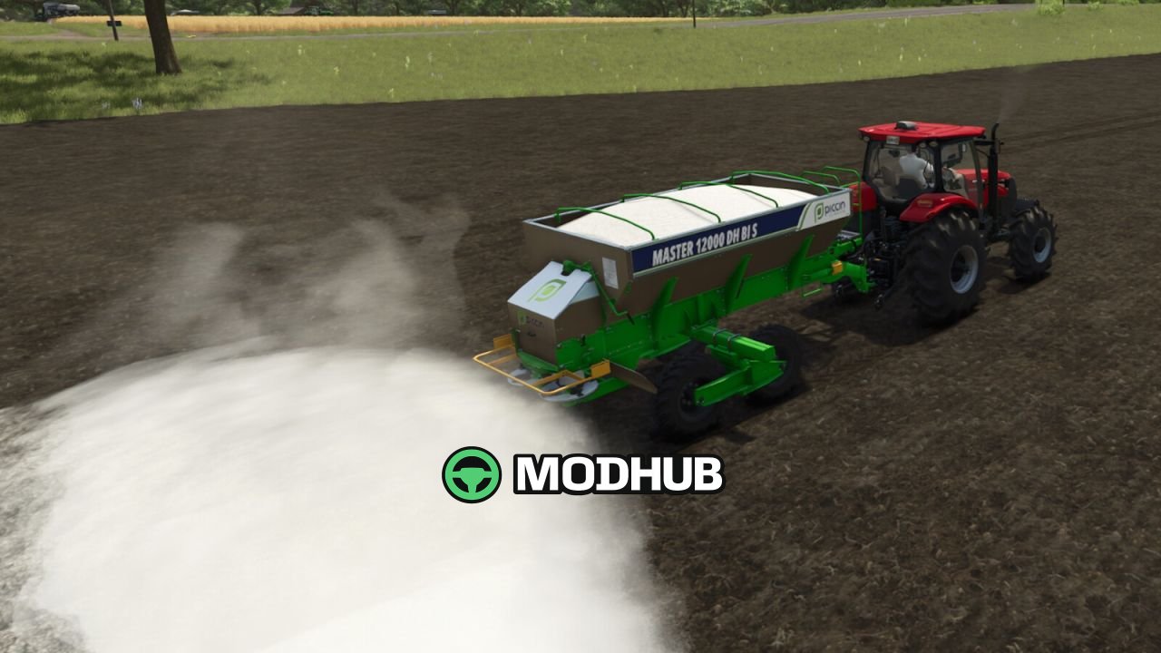 Розкидач добрив Piccin Master 12000 DH BI S Precision для FS25