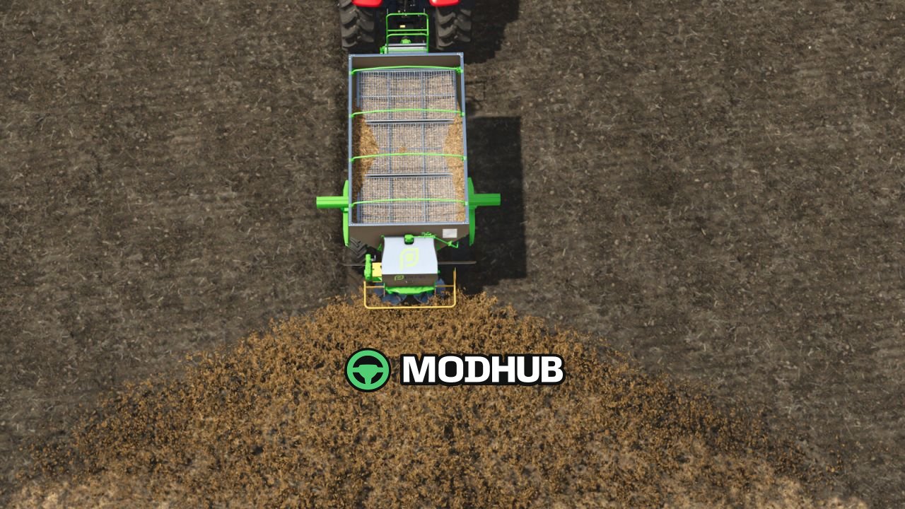 Розкидач добрив Piccin Master 12000 DH BI S Precision для FS25