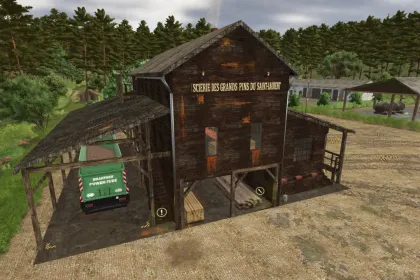 Old Canadian Saw Mill for Farming Simulator 25