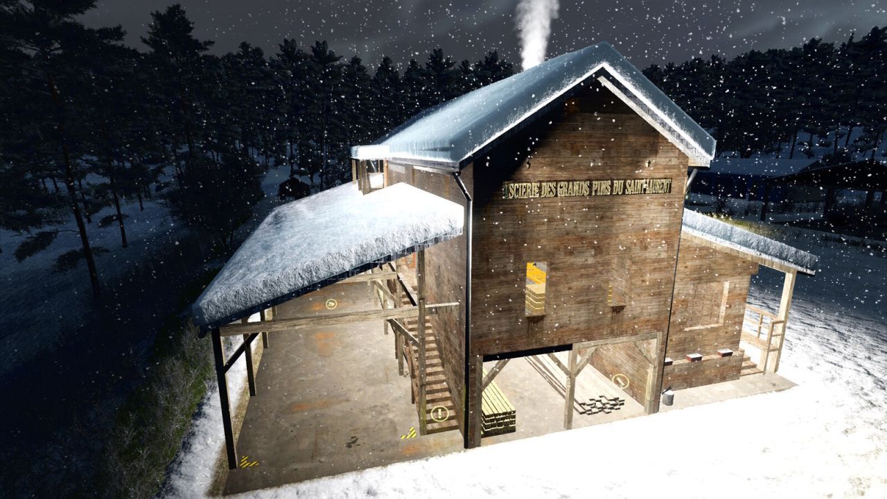 Old Canadian Saw Mill for Farming Simulator 25