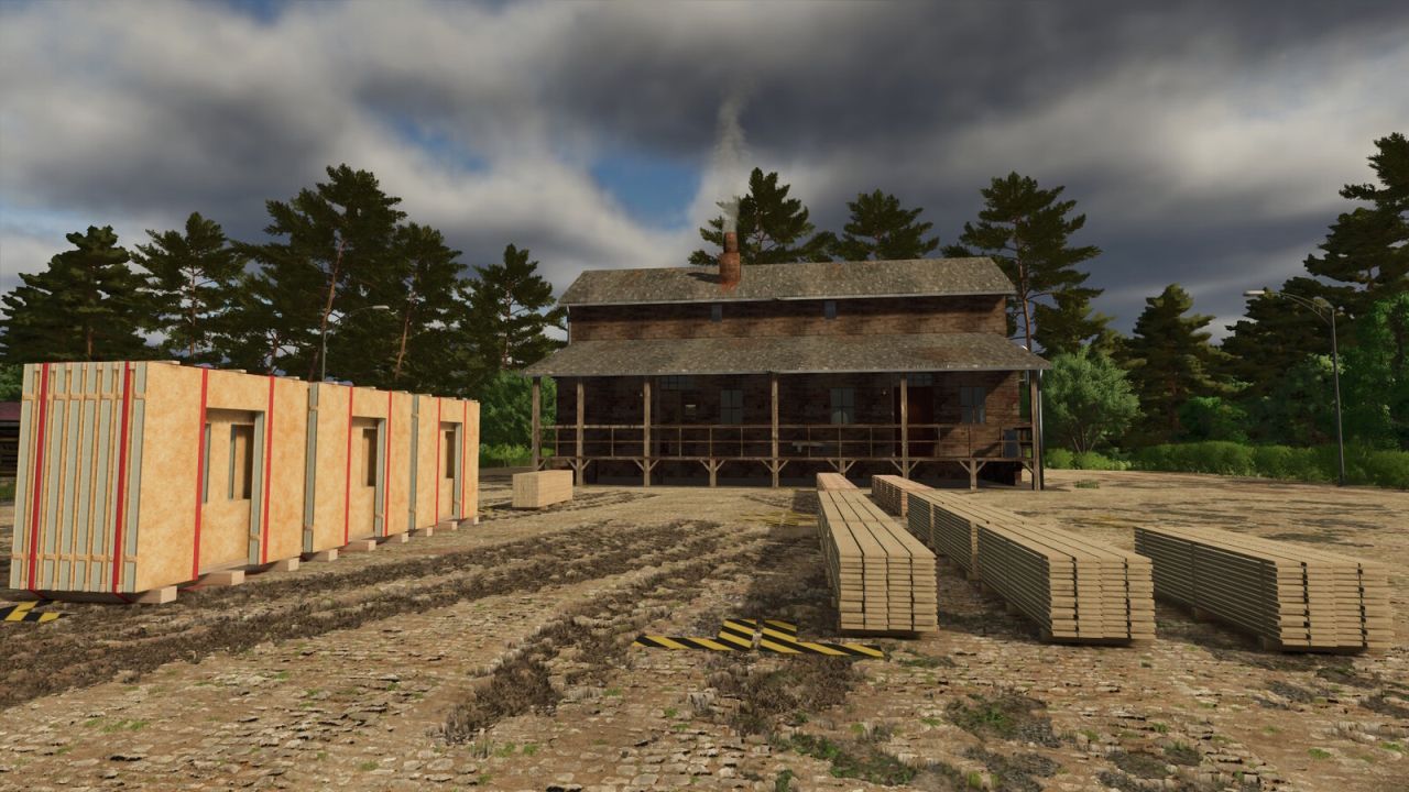 Old Canadian Saw Mill for Farming Simulator 25