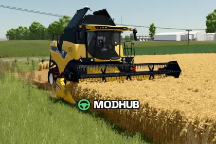 Жниварка New Holland 740CF Flex Headers V1.0.0.1 для FS25 — 3