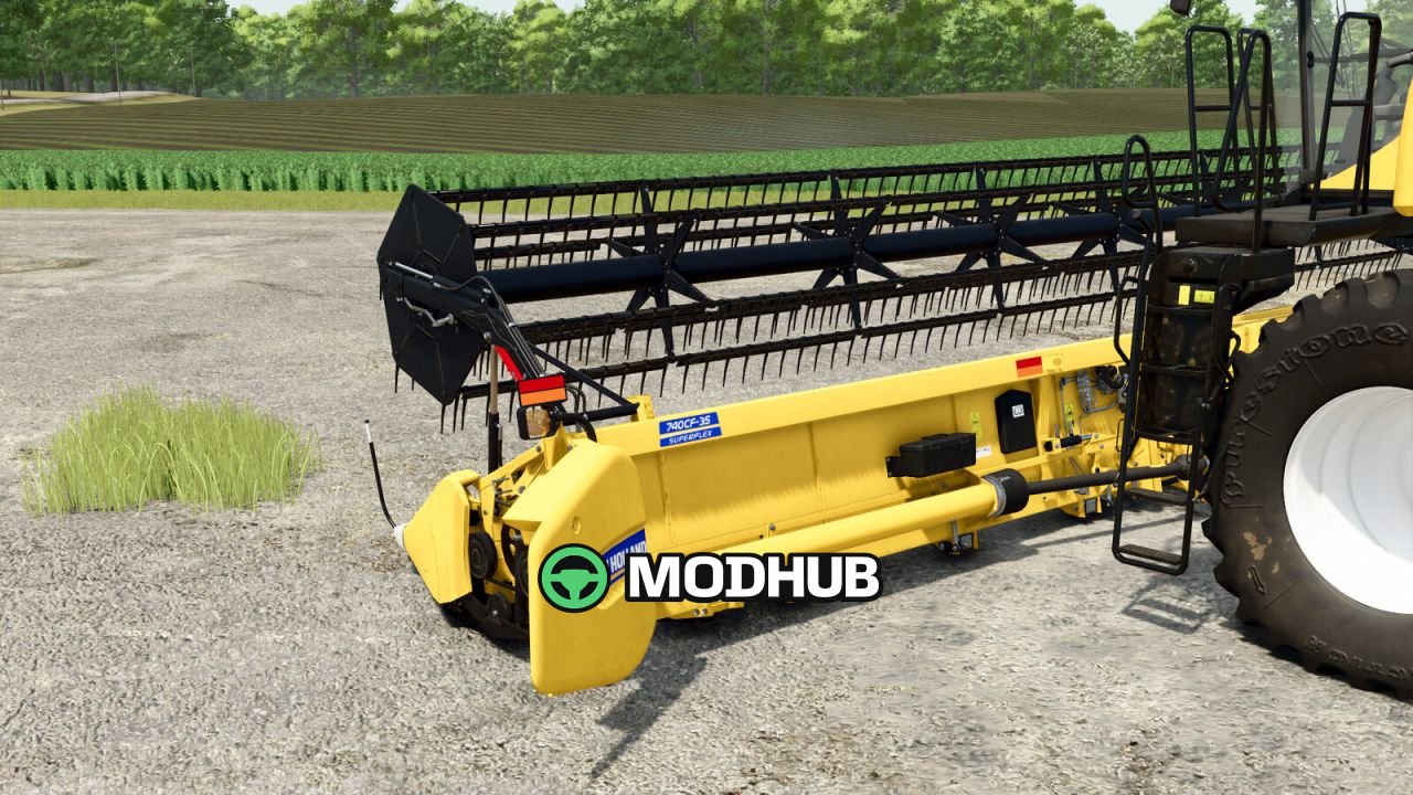 Жниварка New Holland 740CF Flex Headers V1.0.0.1 для FS25