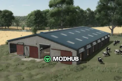 Коровник Modernized Cowshed V1.0.0.1 для FS25