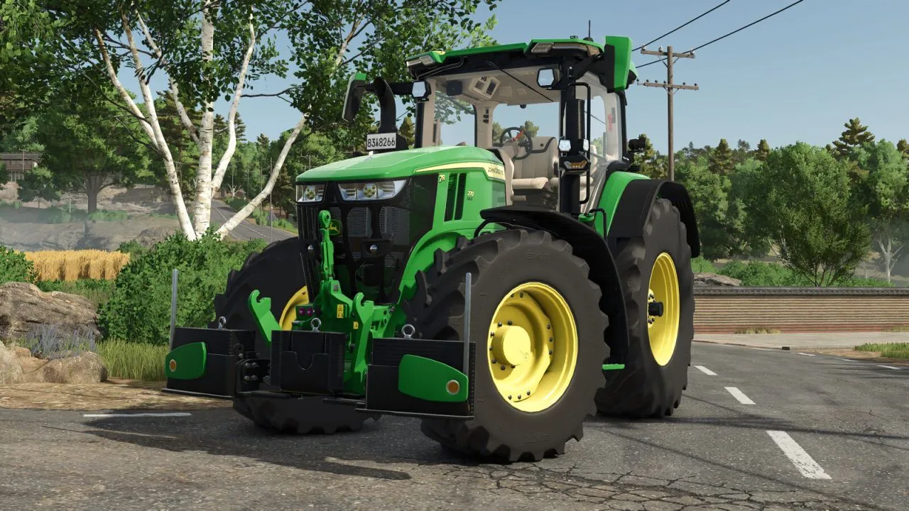 Ефективний AgriBumper для FS25 — Ваги та Захист для Багатьох Тракторів