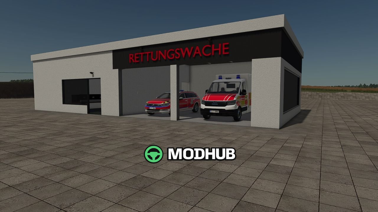 Small Rescue Station V1.0.0.1 for FS25