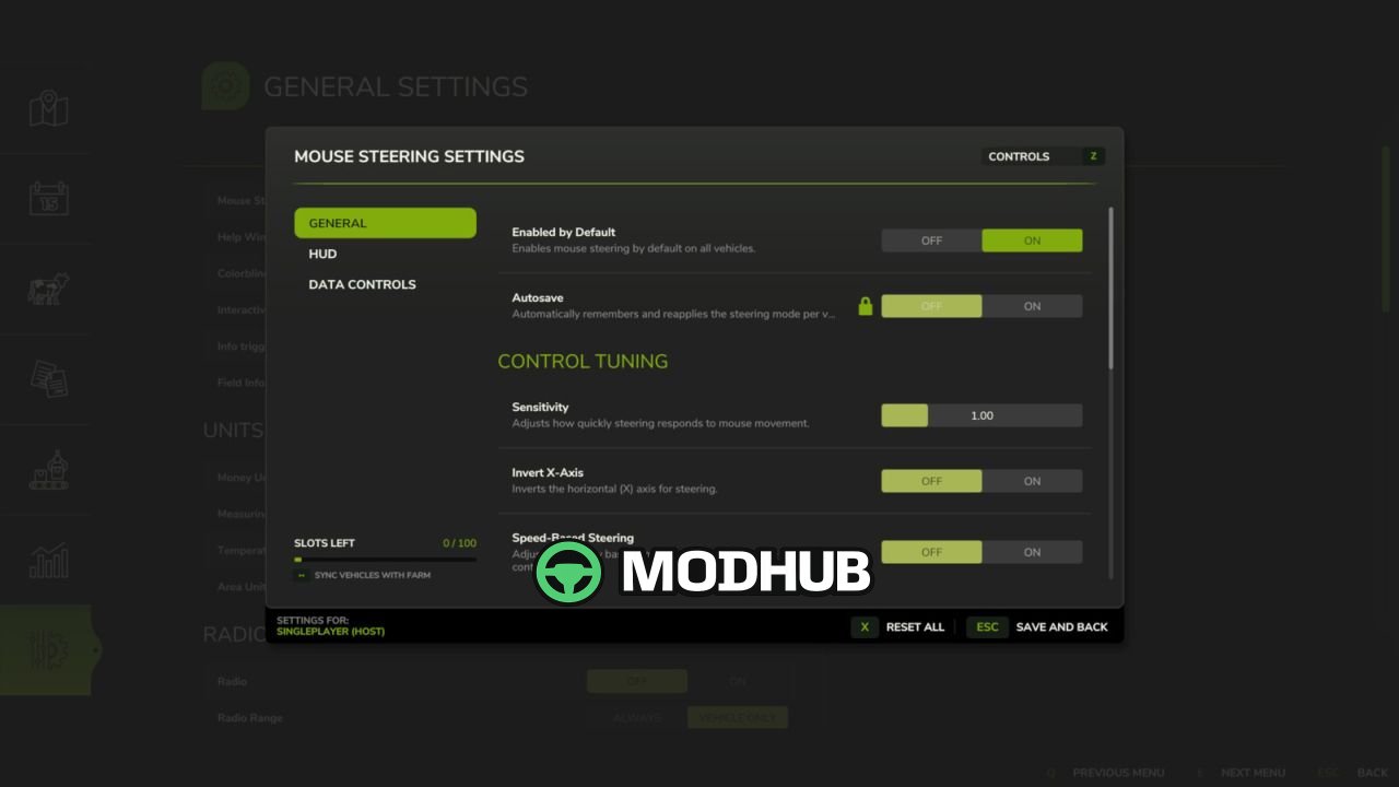 Керування мишкою V1.4 для FS25