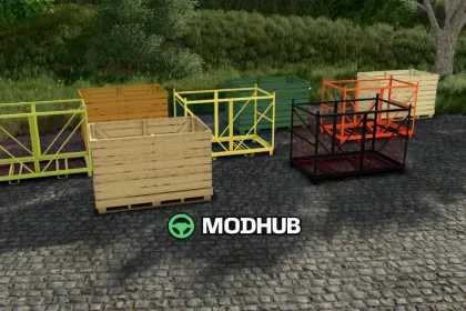 Бокси Gridbox і Woodbox V1.1 для FS25