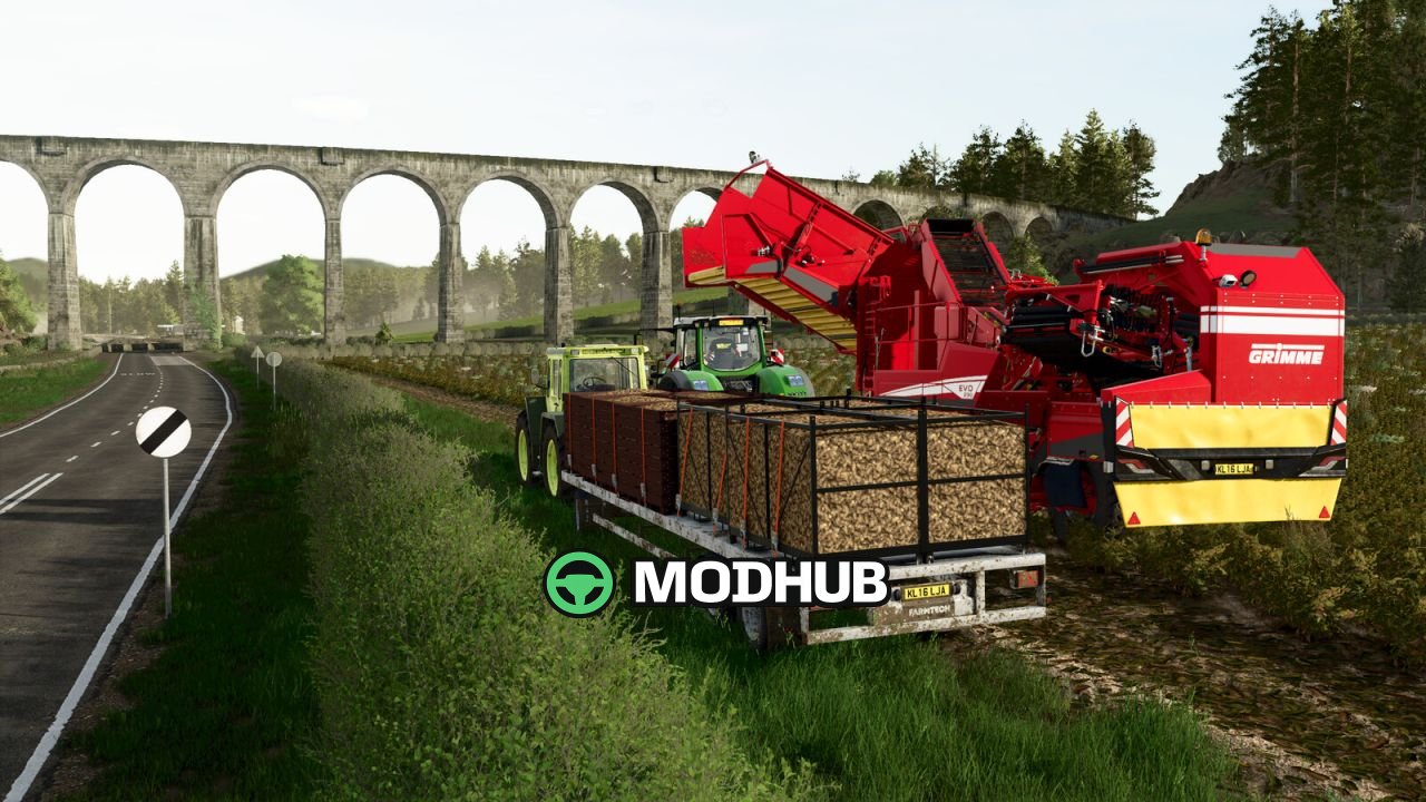 Бокси Gridbox і Woodbox V1.1 для FS25