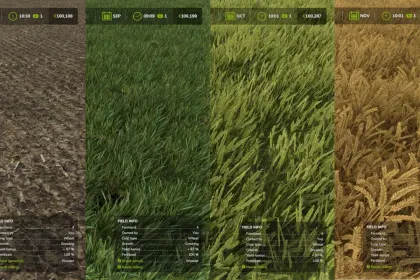 Szybki Wzrost (Fast Growth) dla Farming Simulator 25 — 3–4 Zbiory na Rok — 1