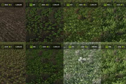 Szybki Wzrost (Fast Growth) dla Farming Simulator 25 — 3–4 Zbiory na Rok — 2