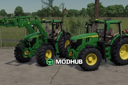 Трактор John Deere 6R 175-215 V1.2.1 для FS25