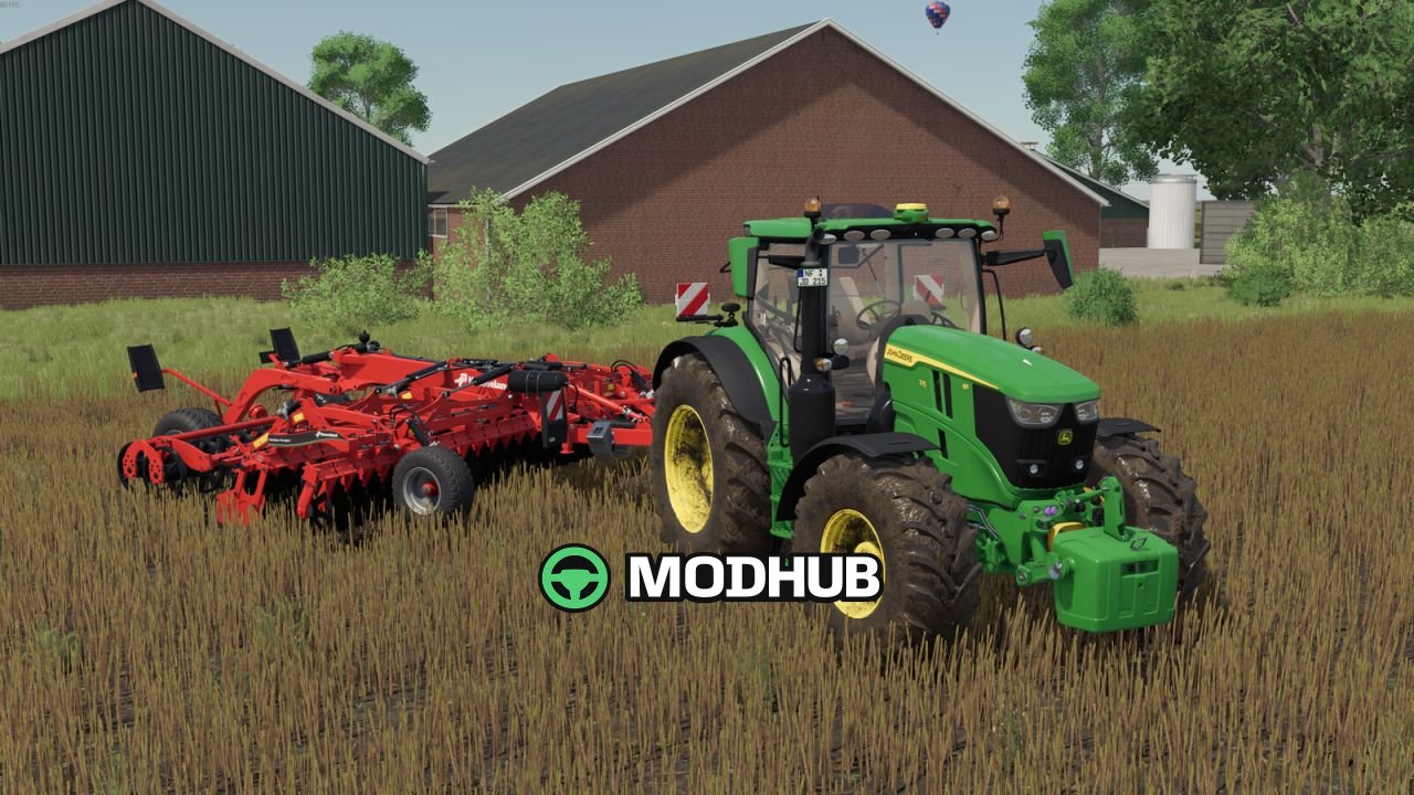 Трактор John Deere 6R 175-215 V1.2.1 для FS25