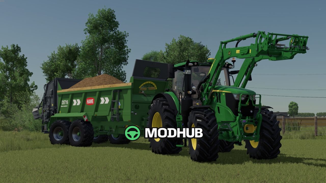 Трактор John Deere 6R 175-215 V1.2.1 для FS25
