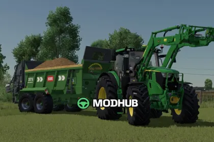 Трактор John Deere 6R 175-215 V1.2.1 для FS25 — 4