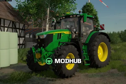 Трактор John Deere 6R 175-215 V1.2.1 для FS25 — 5