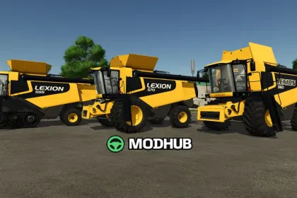 Комбайн Lexion 560-590 US V1.0.3.2 для FS25