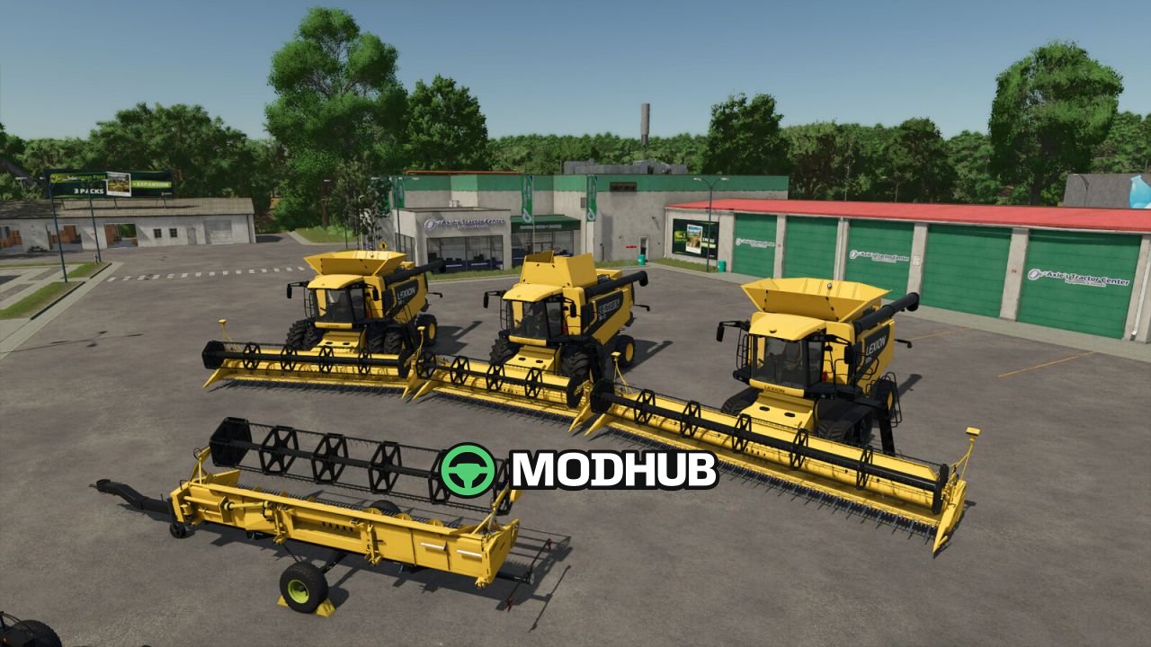 Комбайн Lexion 560-590 US V1.0.3.2 для FS25