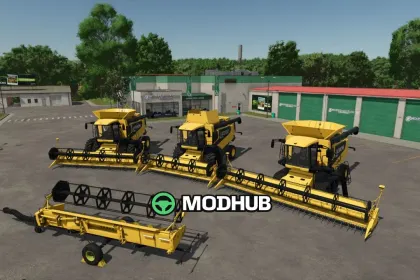 Комбайн Lexion 560-590 US V1.0.3.2 для FS25 — 2