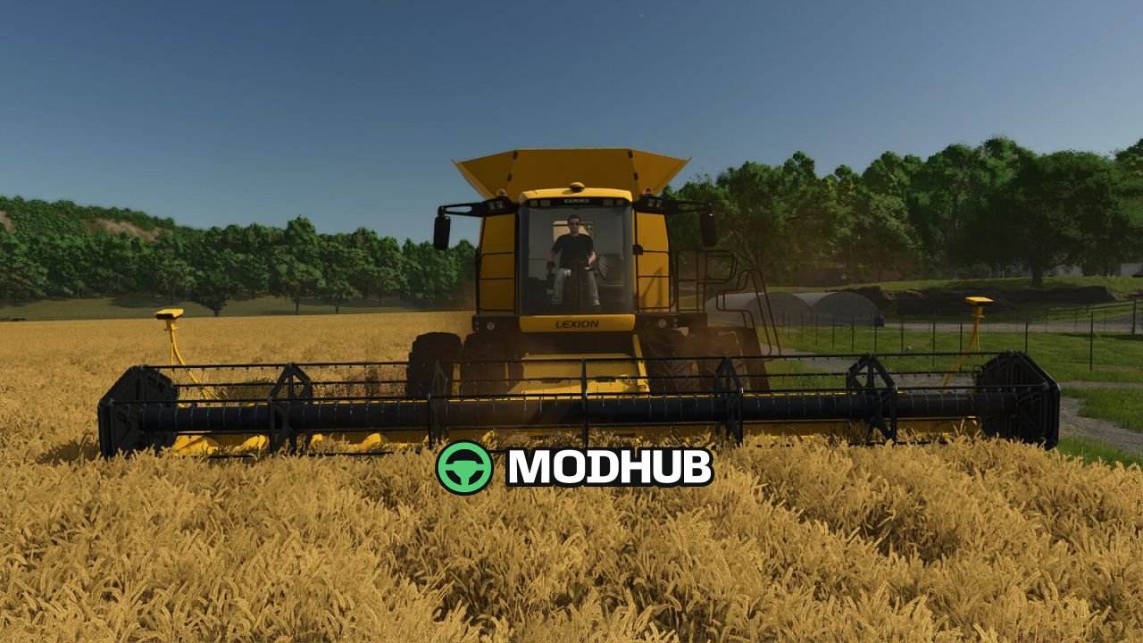Комбайн Lexion 560-590 US V1.0.3.2 для FS25