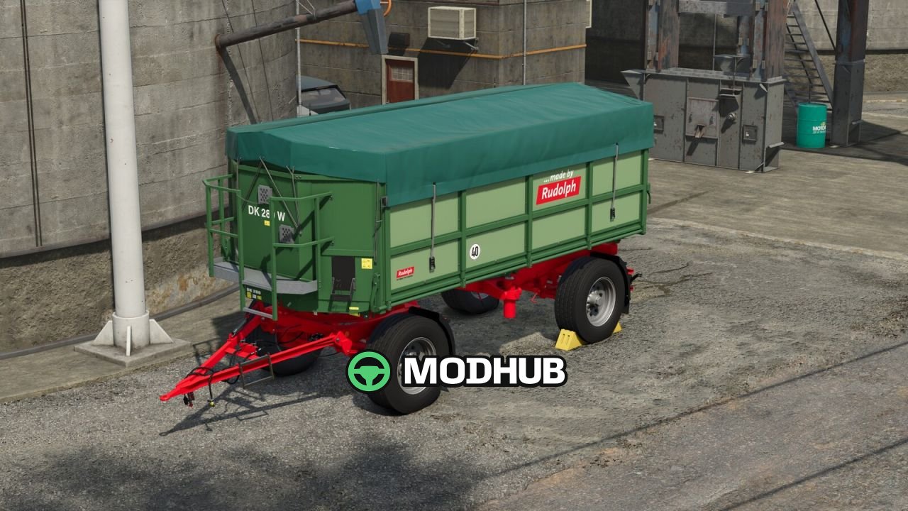 Причіп Rudolph DK 280 W V1.1.1 для FS25