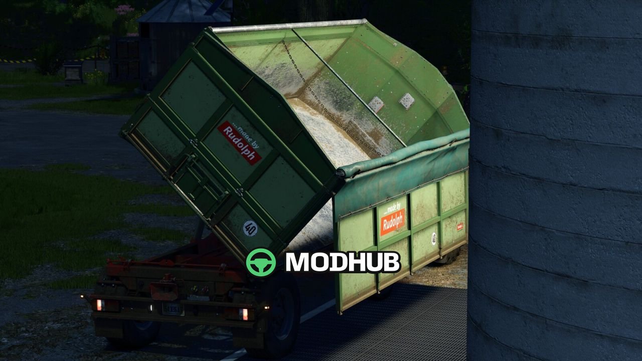 Причіп Rudolph DK 280 W V1.1.1 для FS25