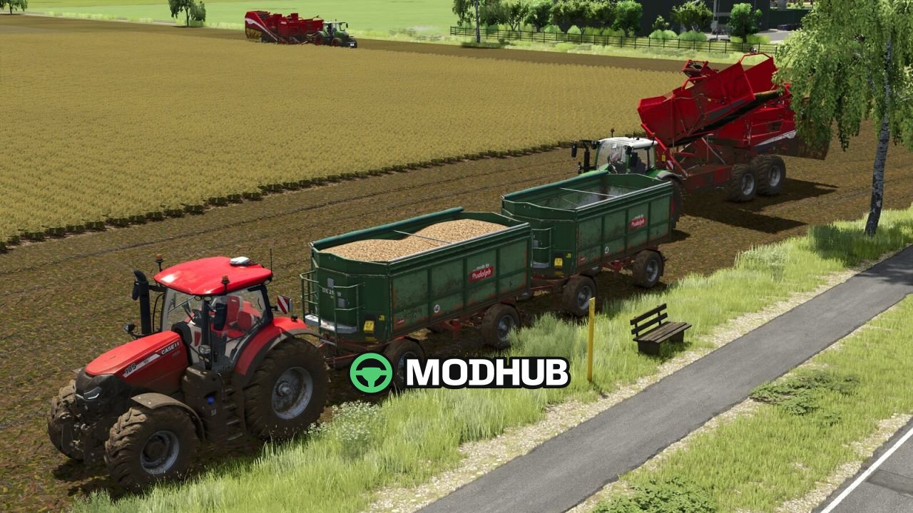 Причіп Rudolph DK 280 W V1.1.1 для FS25