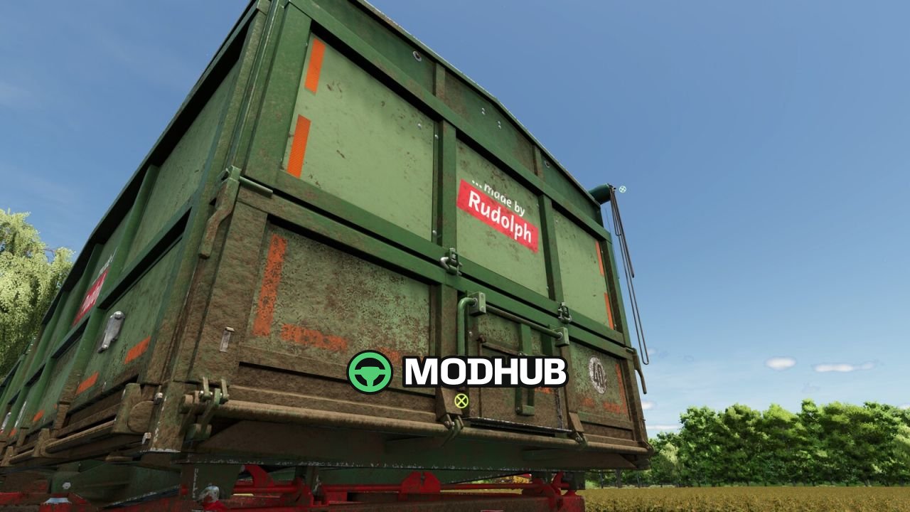 Причіп Rudolph DK 280 W V1.1.1 для FS25