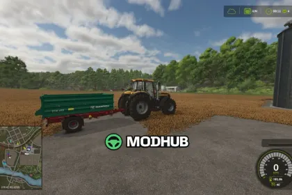 50% Navigation HUD Map V1.0 for FS25 — 3