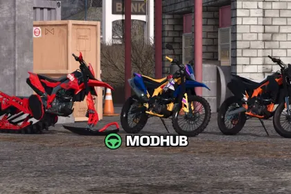 Мотоцикл Aprilla RX125 V1.0 для FS25