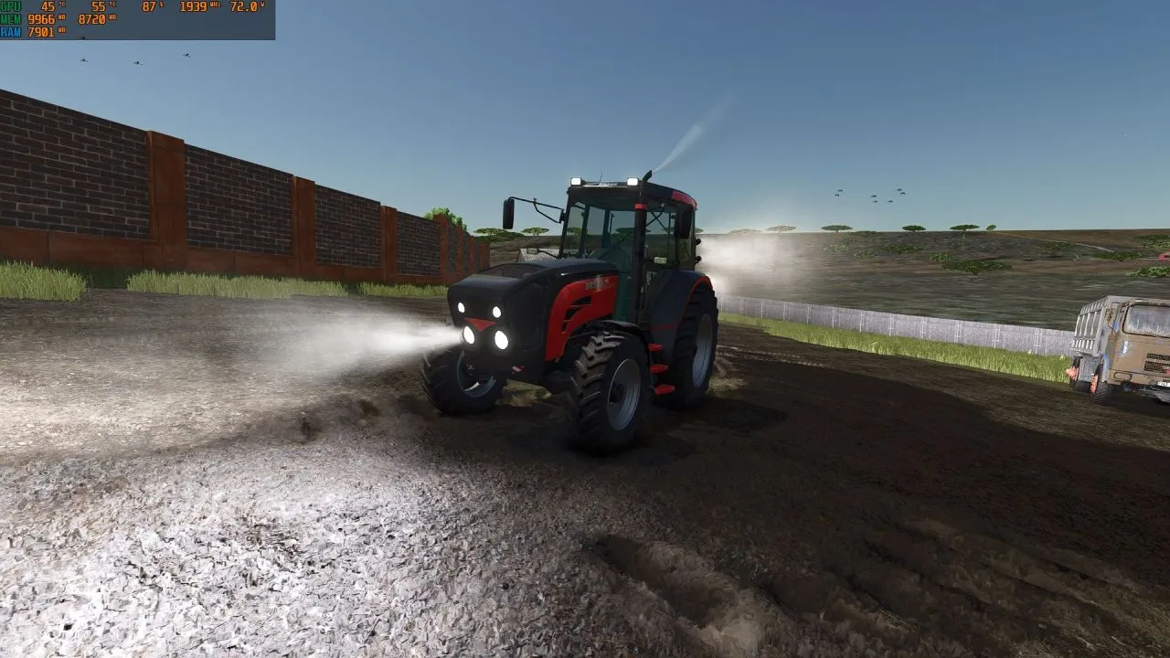 Powerful Tractor Ursus 1674 — 105 hp and 40 km/h for Farming Simulator 25