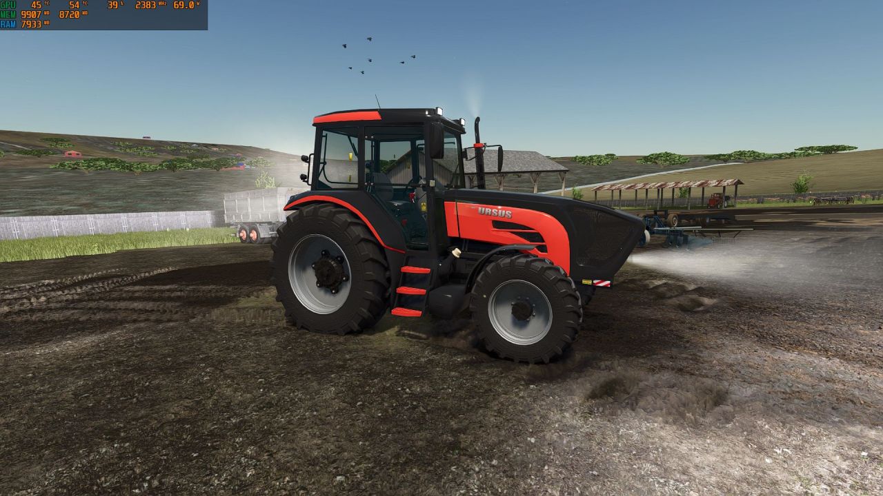 Powerful Tractor Ursus 1674 — 105 hp and 40 km/h for Farming Simulator 25