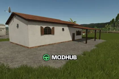 Будинок Arrozeira Border House V1.0 для FS25 — 2