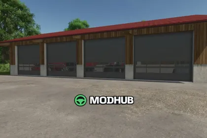 Машинний ангар Machine Hall V1.1 для FS25